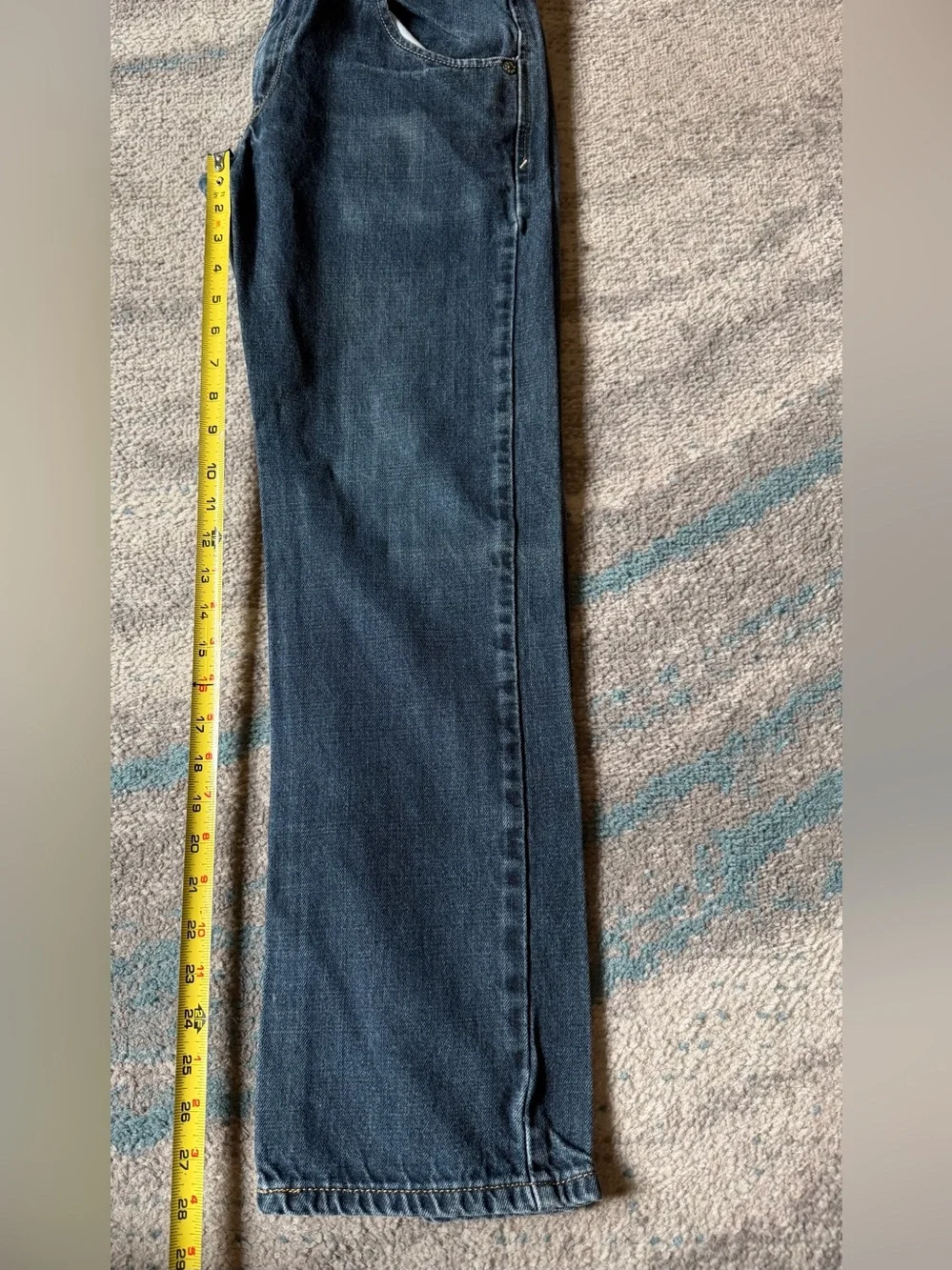 Boys Size 18 Levi's 514 Blue Slim Straight Jeans